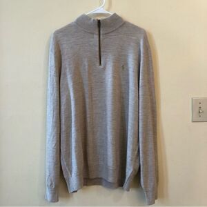 Ralph Lauren Wool Quarter Zip Sweater